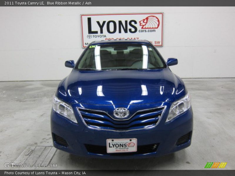 Blue Ribbon Metallic / Ash 2011 Toyota Camry LE