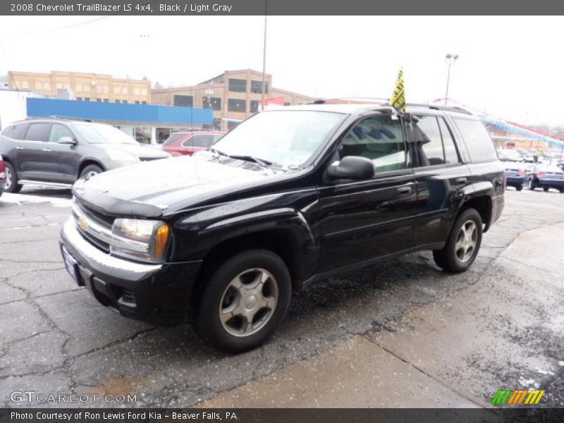Black / Light Gray 2008 Chevrolet TrailBlazer LS 4x4