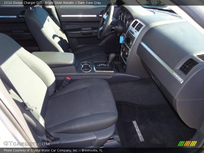 Bright Silver Metallic / Dark Slate Gray 2010 Dodge Charger SXT