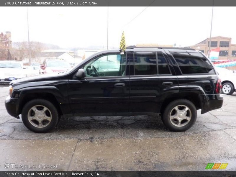 Black / Light Gray 2008 Chevrolet TrailBlazer LS 4x4