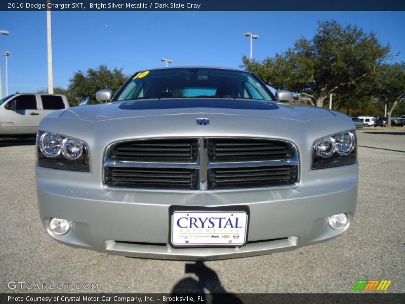 Bright Silver Metallic / Dark Slate Gray 2010 Dodge Charger SXT