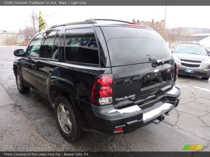 Black / Light Gray 2008 Chevrolet TrailBlazer LS 4x4