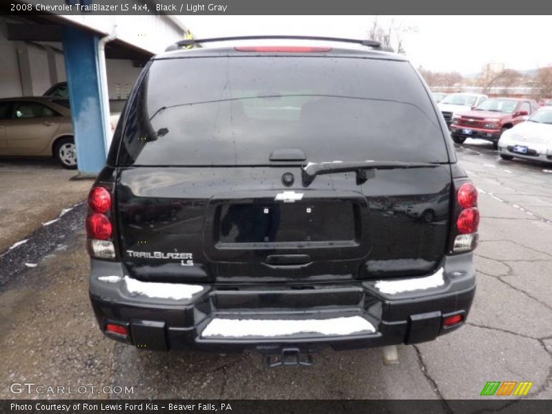 Black / Light Gray 2008 Chevrolet TrailBlazer LS 4x4