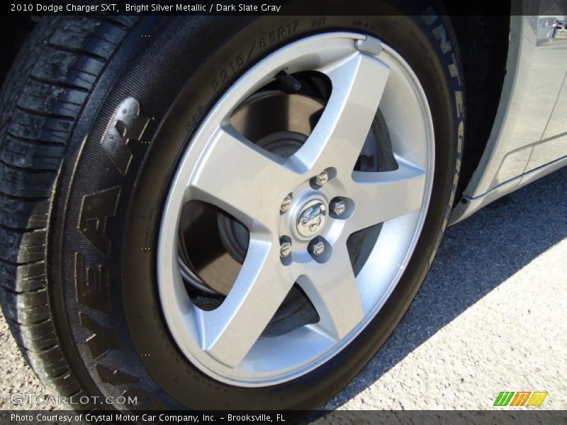 Bright Silver Metallic / Dark Slate Gray 2010 Dodge Charger SXT