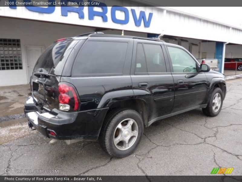 Black / Light Gray 2008 Chevrolet TrailBlazer LS 4x4