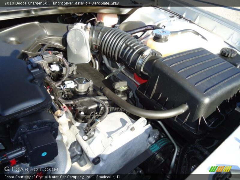 Bright Silver Metallic / Dark Slate Gray 2010 Dodge Charger SXT