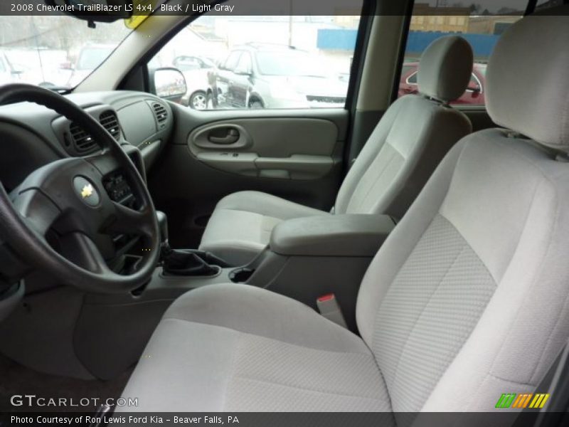 Black / Light Gray 2008 Chevrolet TrailBlazer LS 4x4