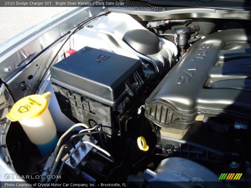 Bright Silver Metallic / Dark Slate Gray 2010 Dodge Charger SXT