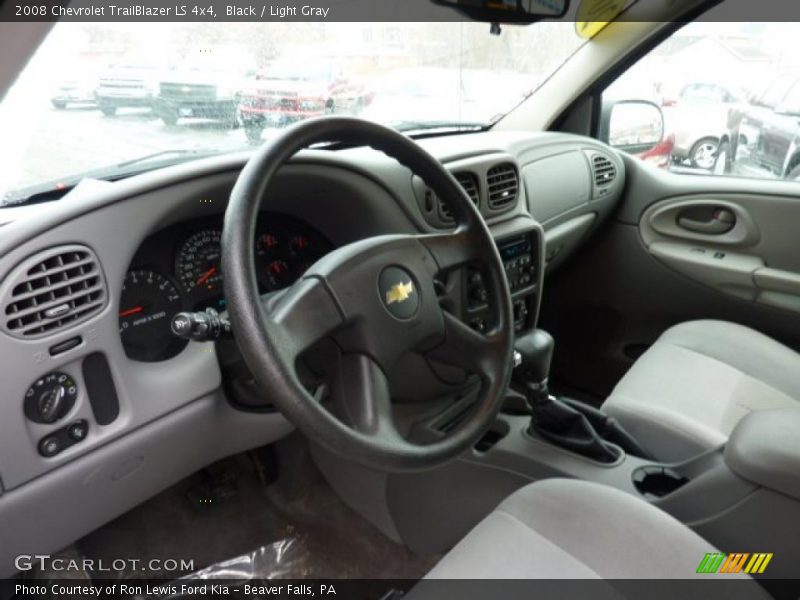 Black / Light Gray 2008 Chevrolet TrailBlazer LS 4x4