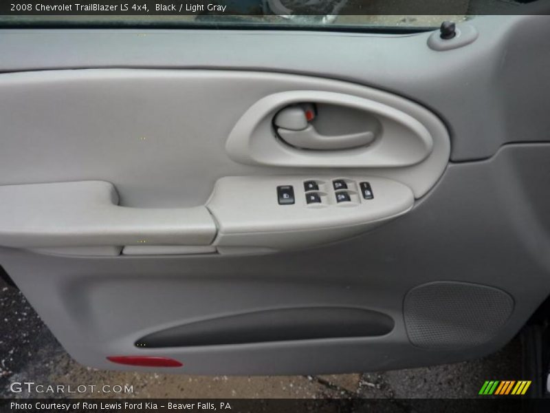 Black / Light Gray 2008 Chevrolet TrailBlazer LS 4x4