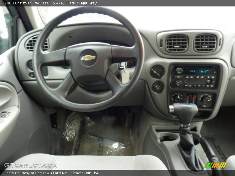 Black / Light Gray 2008 Chevrolet TrailBlazer LS 4x4