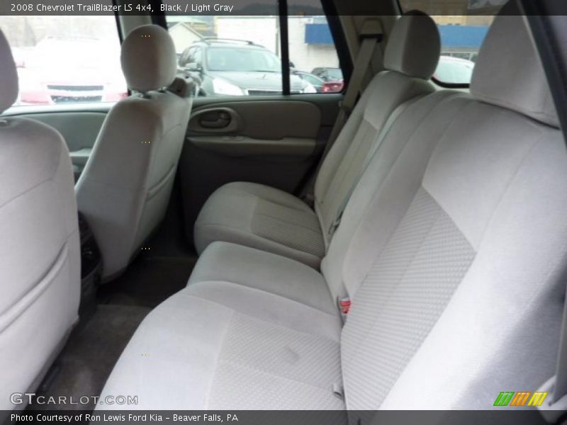 Black / Light Gray 2008 Chevrolet TrailBlazer LS 4x4