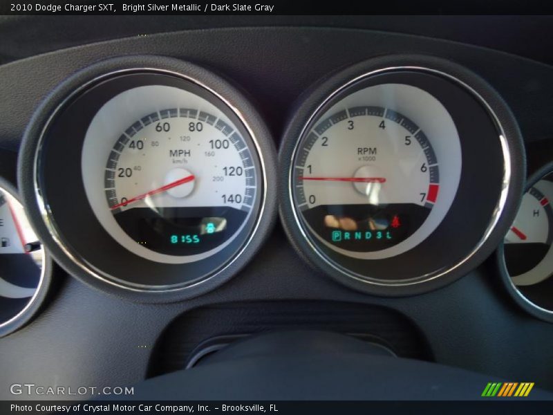 Bright Silver Metallic / Dark Slate Gray 2010 Dodge Charger SXT