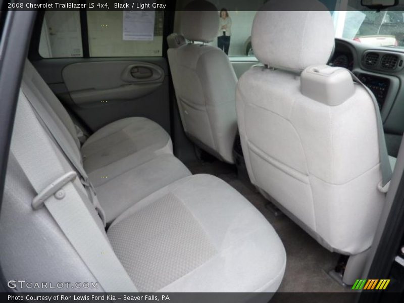 Black / Light Gray 2008 Chevrolet TrailBlazer LS 4x4