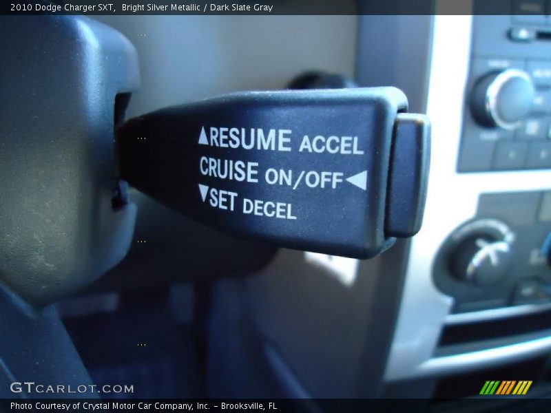 Bright Silver Metallic / Dark Slate Gray 2010 Dodge Charger SXT