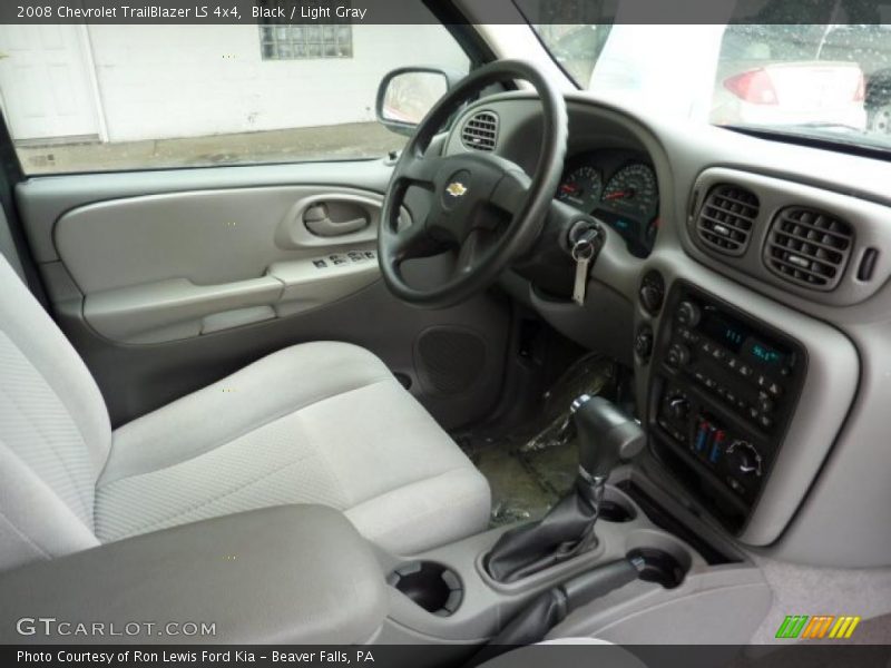 Black / Light Gray 2008 Chevrolet TrailBlazer LS 4x4