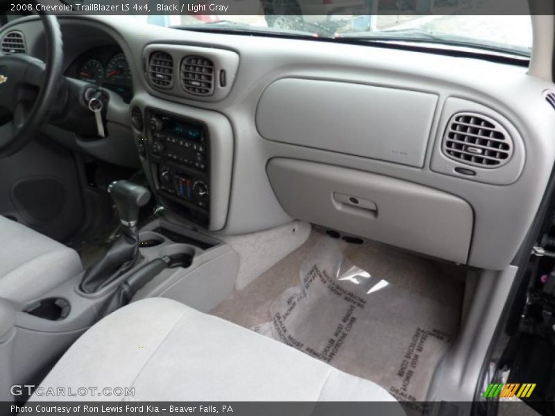 Black / Light Gray 2008 Chevrolet TrailBlazer LS 4x4