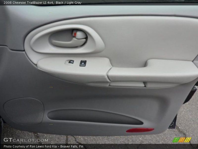 Black / Light Gray 2008 Chevrolet TrailBlazer LS 4x4