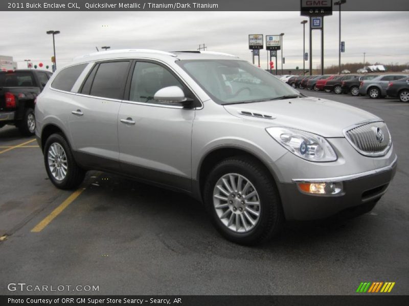 Quicksilver Metallic / Titanium/Dark Titanium 2011 Buick Enclave CXL