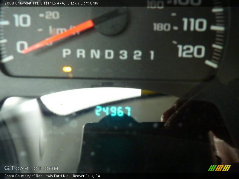 Black / Light Gray 2008 Chevrolet TrailBlazer LS 4x4