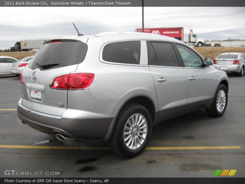 Quicksilver Metallic / Titanium/Dark Titanium 2011 Buick Enclave CXL