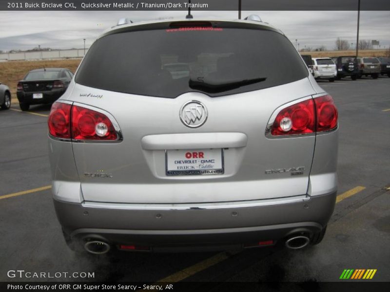 Quicksilver Metallic / Titanium/Dark Titanium 2011 Buick Enclave CXL