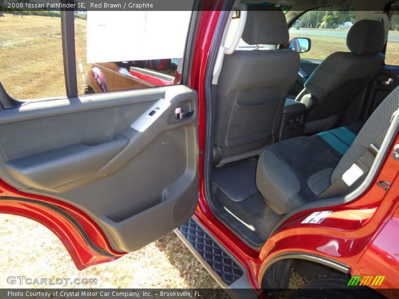 Red Brawn / Graphite 2008 Nissan Pathfinder SE