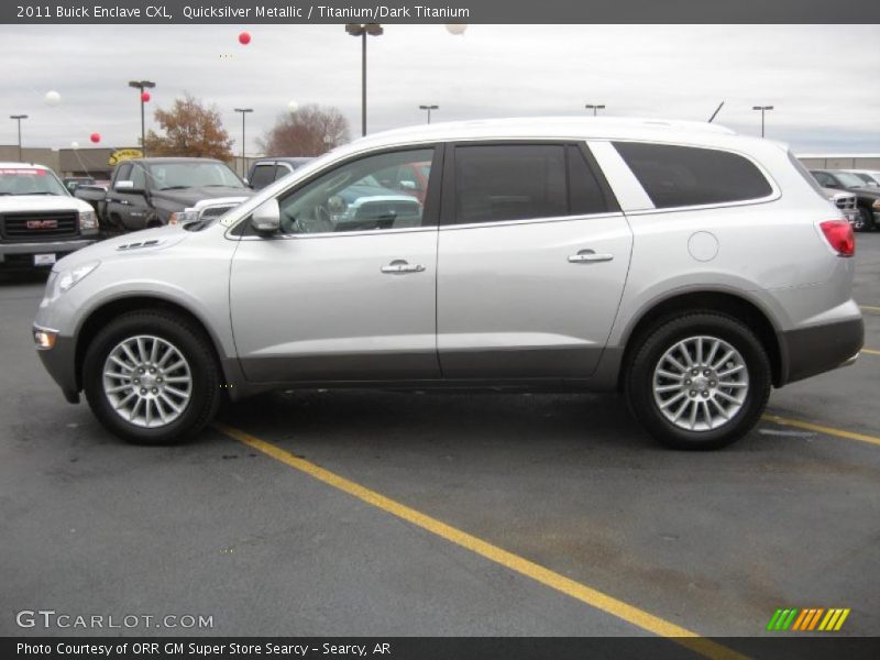 Quicksilver Metallic / Titanium/Dark Titanium 2011 Buick Enclave CXL