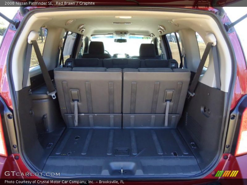 Red Brawn / Graphite 2008 Nissan Pathfinder SE