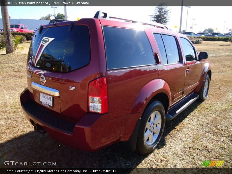 Red Brawn / Graphite 2008 Nissan Pathfinder SE