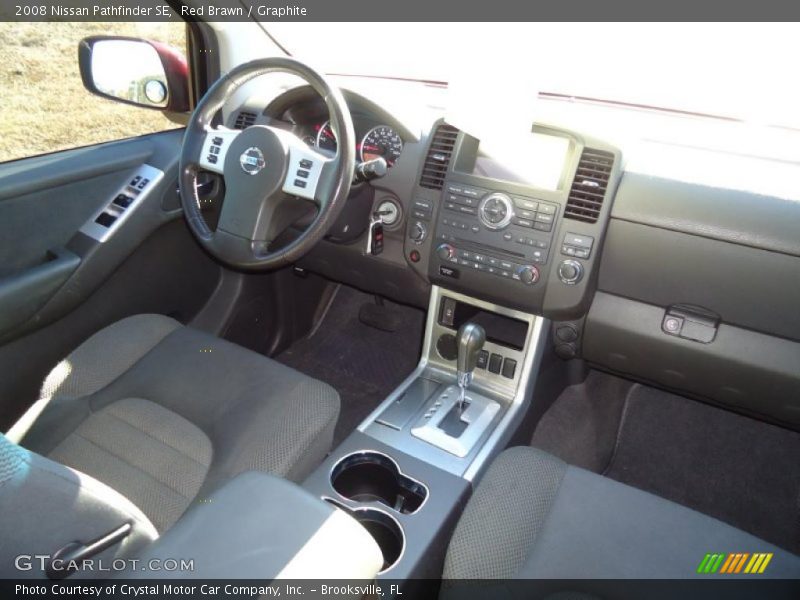 Red Brawn / Graphite 2008 Nissan Pathfinder SE
