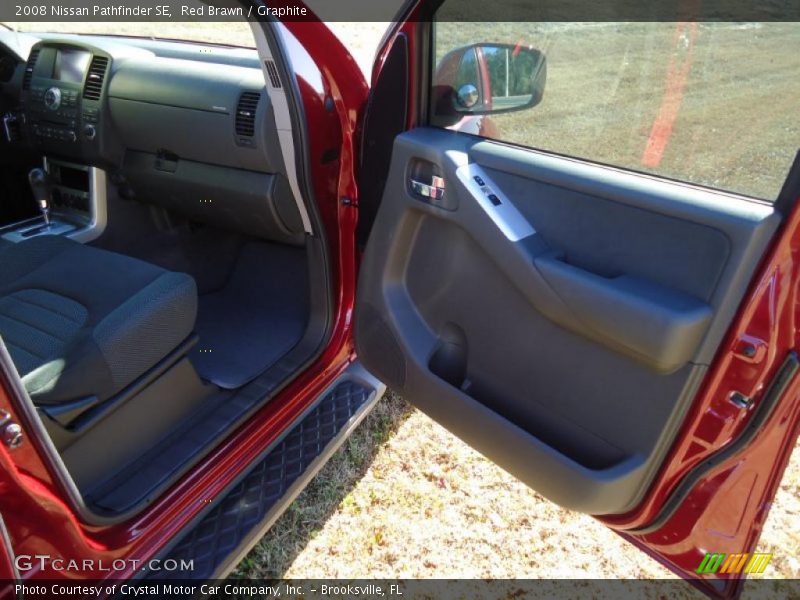 Red Brawn / Graphite 2008 Nissan Pathfinder SE
