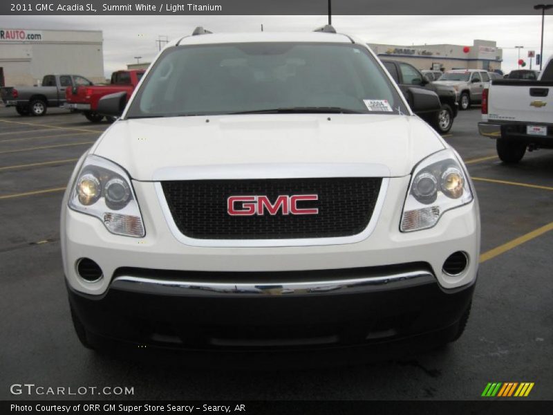 Summit White / Light Titanium 2011 GMC Acadia SL