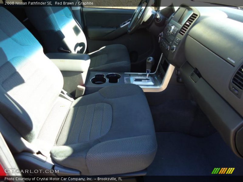 Red Brawn / Graphite 2008 Nissan Pathfinder SE