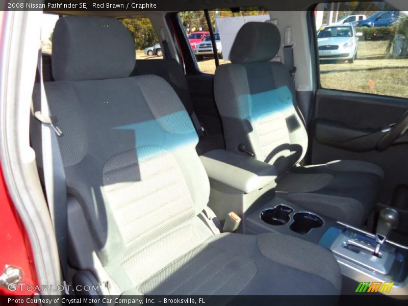 Red Brawn / Graphite 2008 Nissan Pathfinder SE