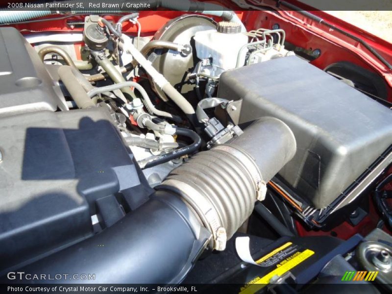 Red Brawn / Graphite 2008 Nissan Pathfinder SE