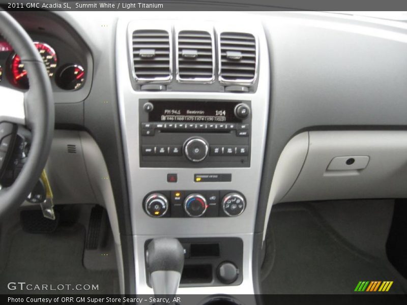 Summit White / Light Titanium 2011 GMC Acadia SL