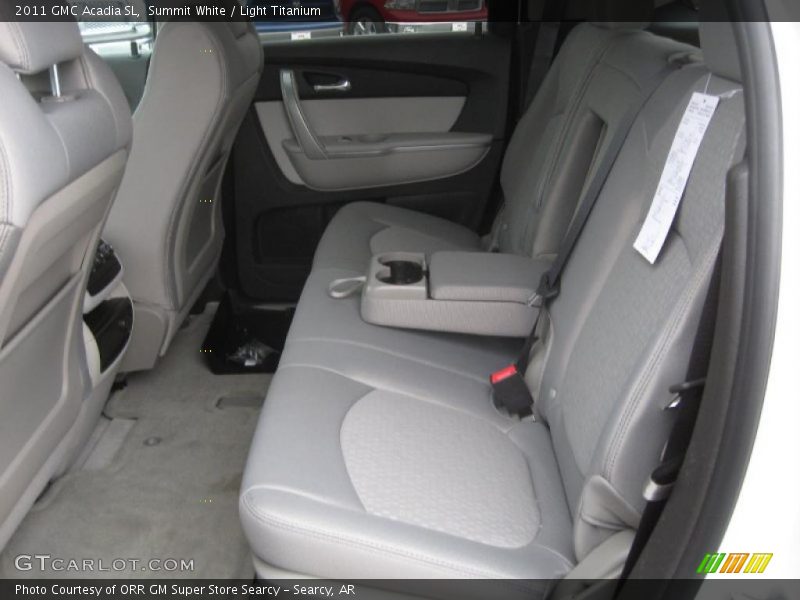 Summit White / Light Titanium 2011 GMC Acadia SL