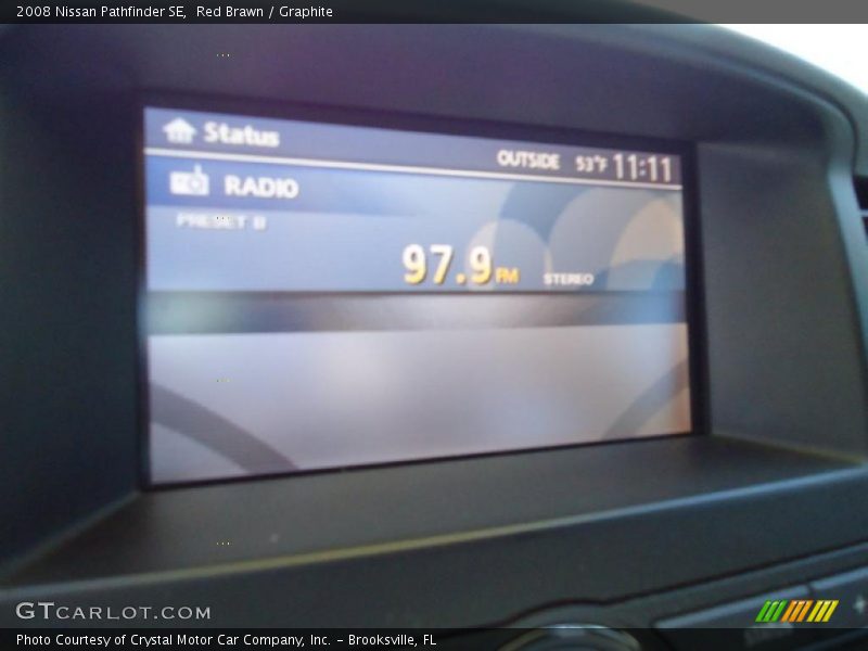 Red Brawn / Graphite 2008 Nissan Pathfinder SE