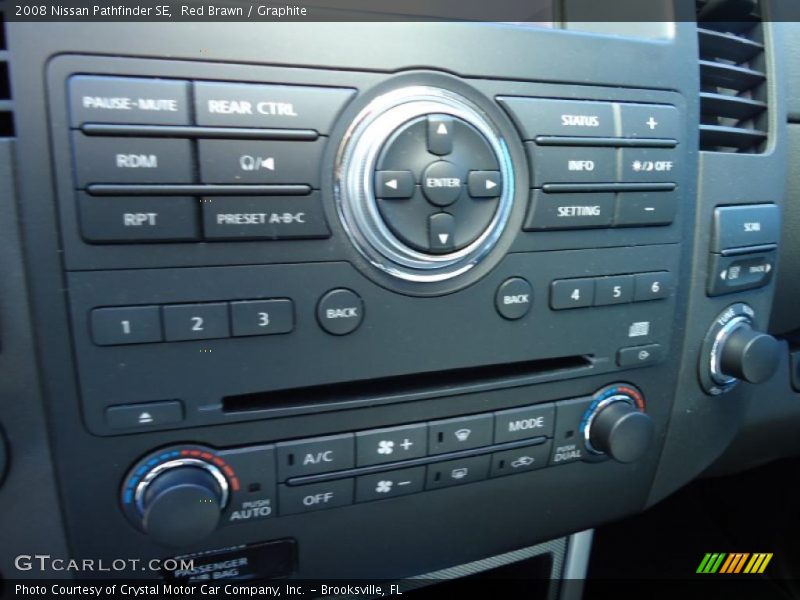 Red Brawn / Graphite 2008 Nissan Pathfinder SE