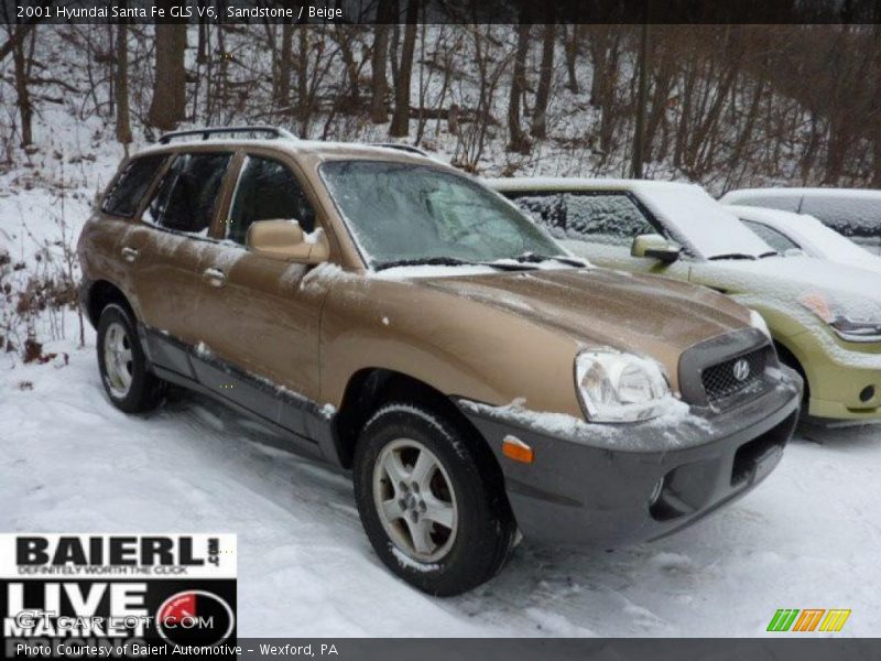 Sandstone / Beige 2001 Hyundai Santa Fe GLS V6