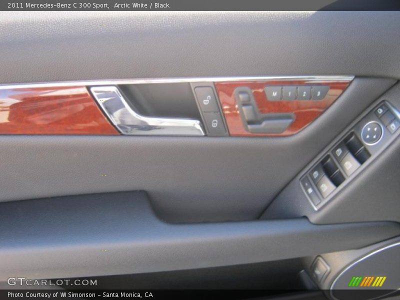 Arctic White / Black 2011 Mercedes-Benz C 300 Sport