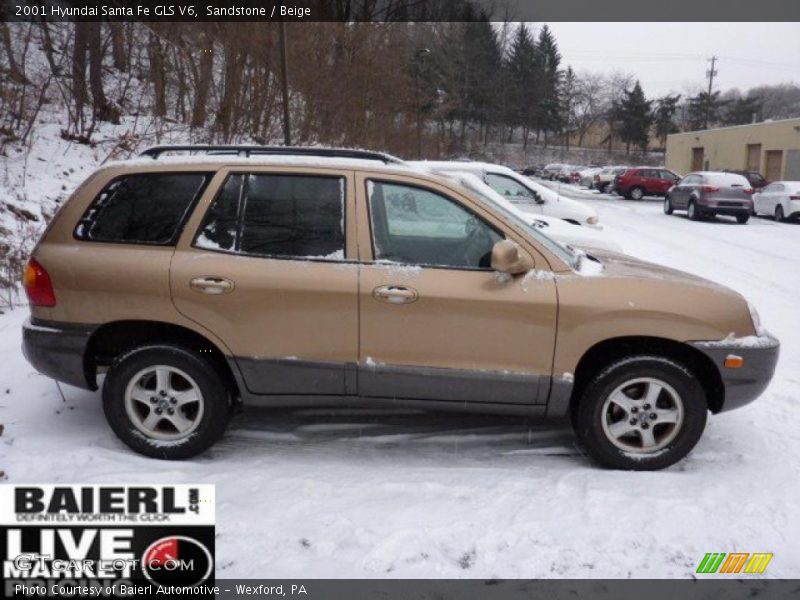 Sandstone / Beige 2001 Hyundai Santa Fe GLS V6
