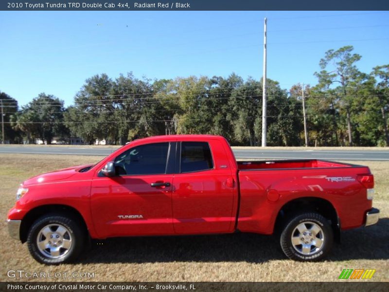 Radiant Red / Black 2010 Toyota Tundra TRD Double Cab 4x4