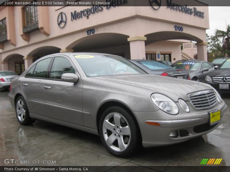 Pewter Metallic / Charcoal 2006 Mercedes-Benz E 500 Sedan