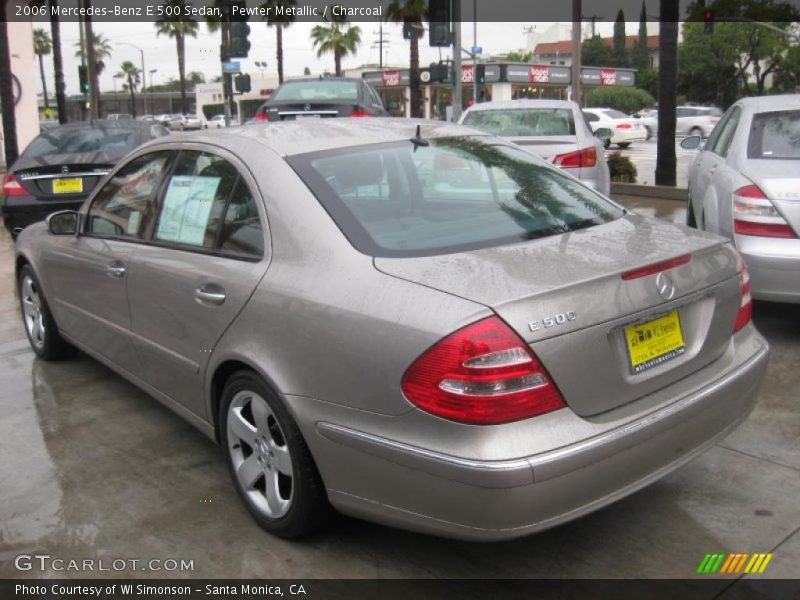 Pewter Metallic / Charcoal 2006 Mercedes-Benz E 500 Sedan