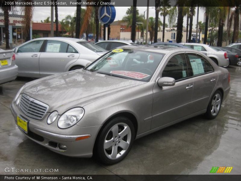 Pewter Metallic / Charcoal 2006 Mercedes-Benz E 500 Sedan