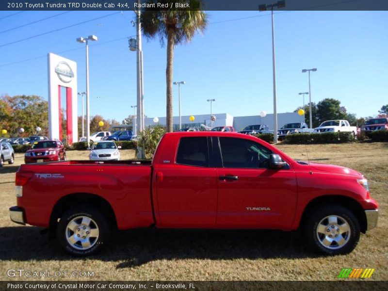Radiant Red / Black 2010 Toyota Tundra TRD Double Cab 4x4