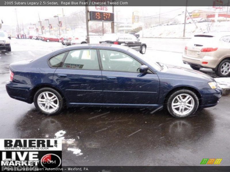 Regal Blue Pearl / Charcoal Tweed Cloth 2005 Subaru Legacy 2.5i Sedan