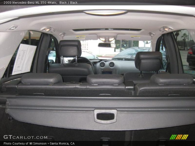 Black / Black 2009 Mercedes-Benz ML 350 4Matic